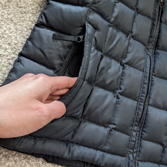 Columbia duck down short quilted puffer jacket black - Picture 7 of 16